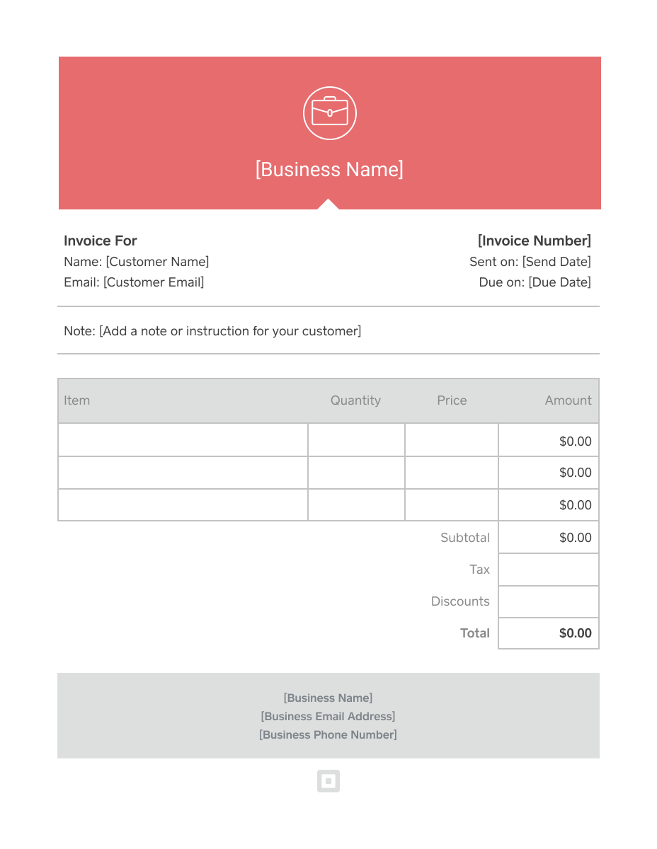 send invoices with square